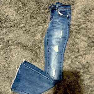 Jeans “wanna betta bun” brand size 0 flare leg